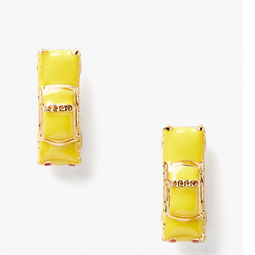 Kate Spade Ma Cherie Taxi! Stud Earrings